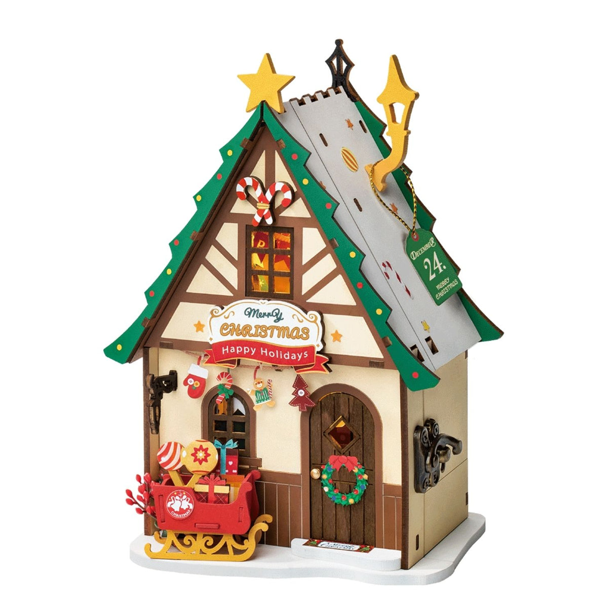Rolife Secret World - Miniatura Armable Twinkling Christmas House