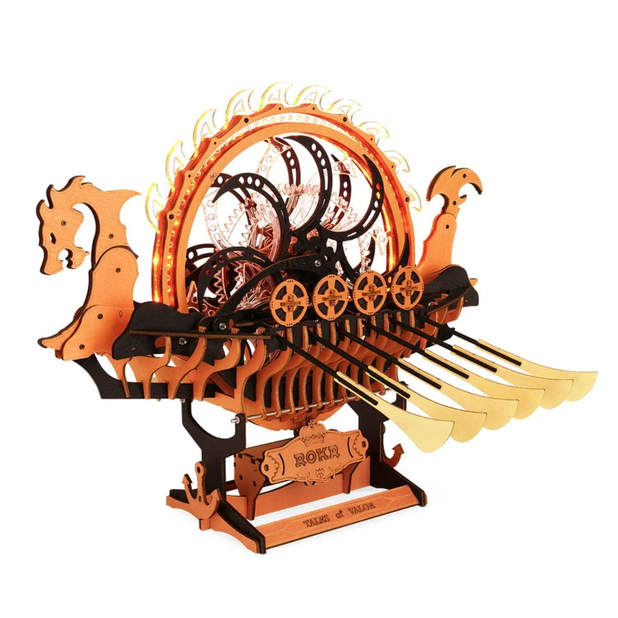 Rokr - Puzzle 3D Viking Dragon Ship