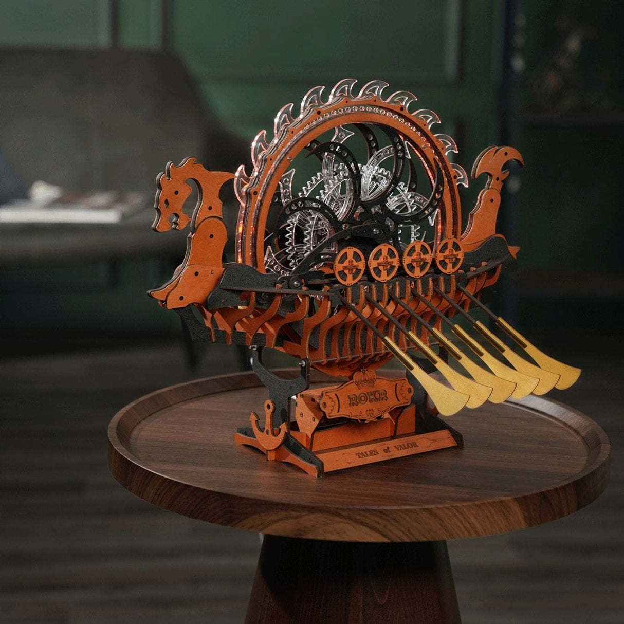 Rokr - Puzzle 3D Viking Dragon Ship