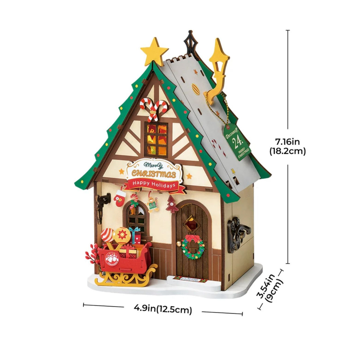 Rolife Secret World - Miniatura Armable Twinkling Christmas House
