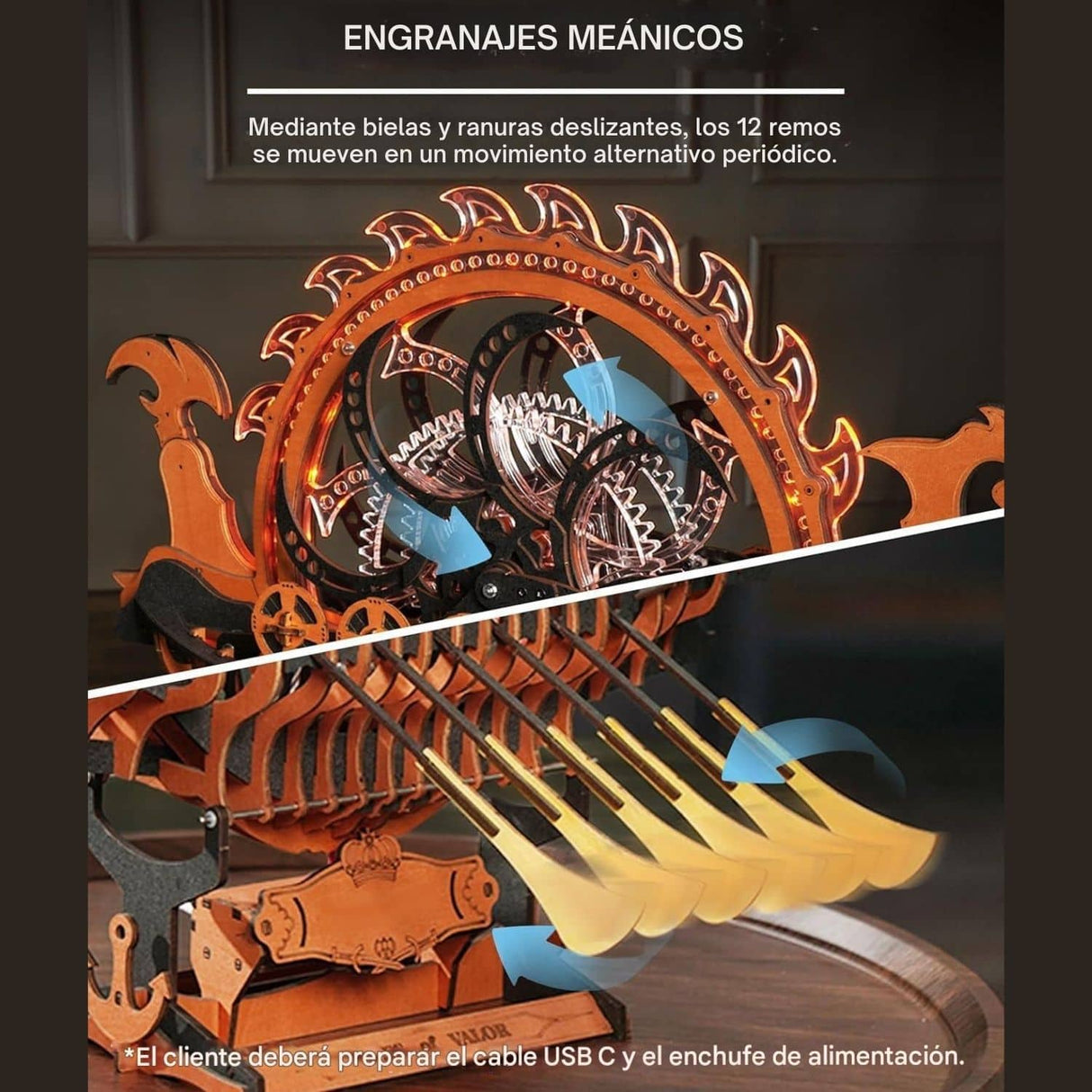 Rokr - Puzzle 3D Viking Dragon Ship