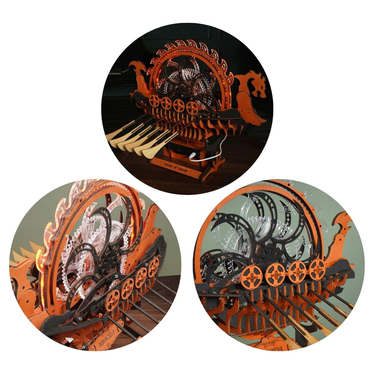 Rokr - Puzzle 3D Viking Dragon Ship