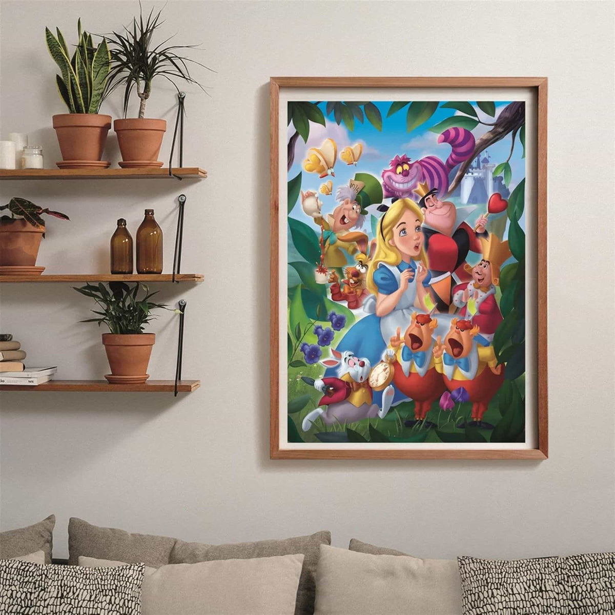 Clementoni - Puzzle 1000 Piezas Compact Alicia en el País de las Maravillas Disney