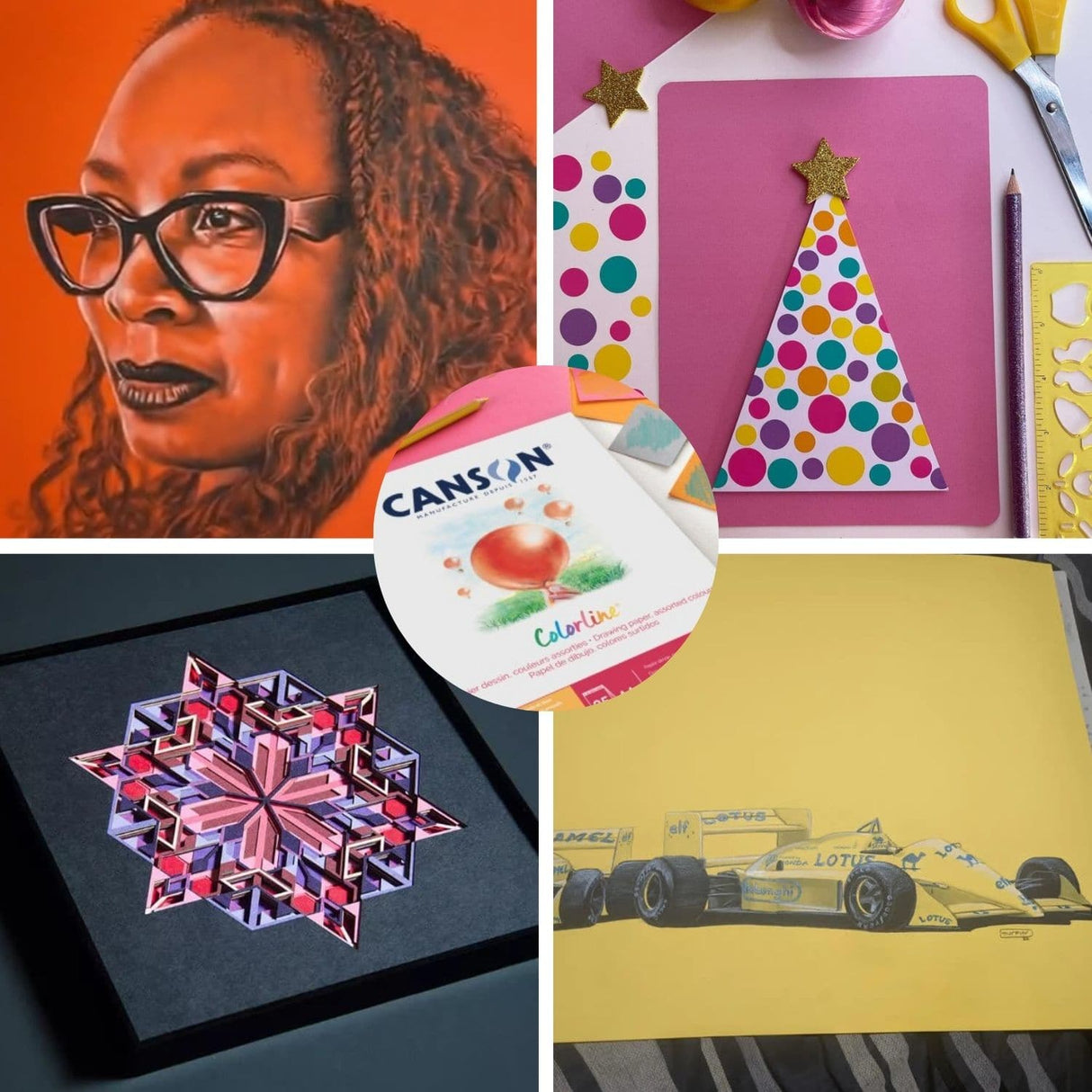 Canson Colorline - Cartulina Colores Pliego 50 x 65 cm 150 g/m2