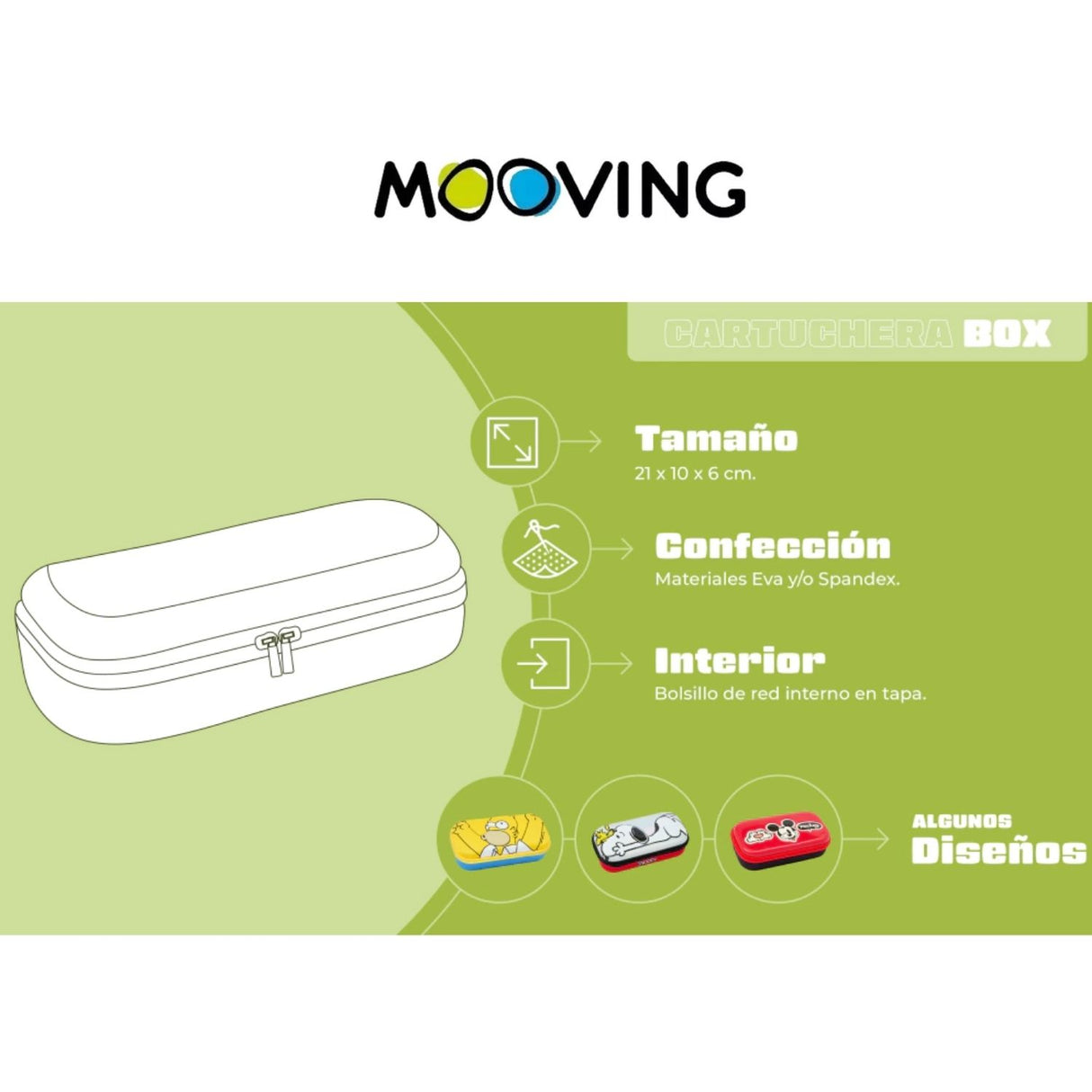 Mooving - Estuche para Lápices Box Pusheen