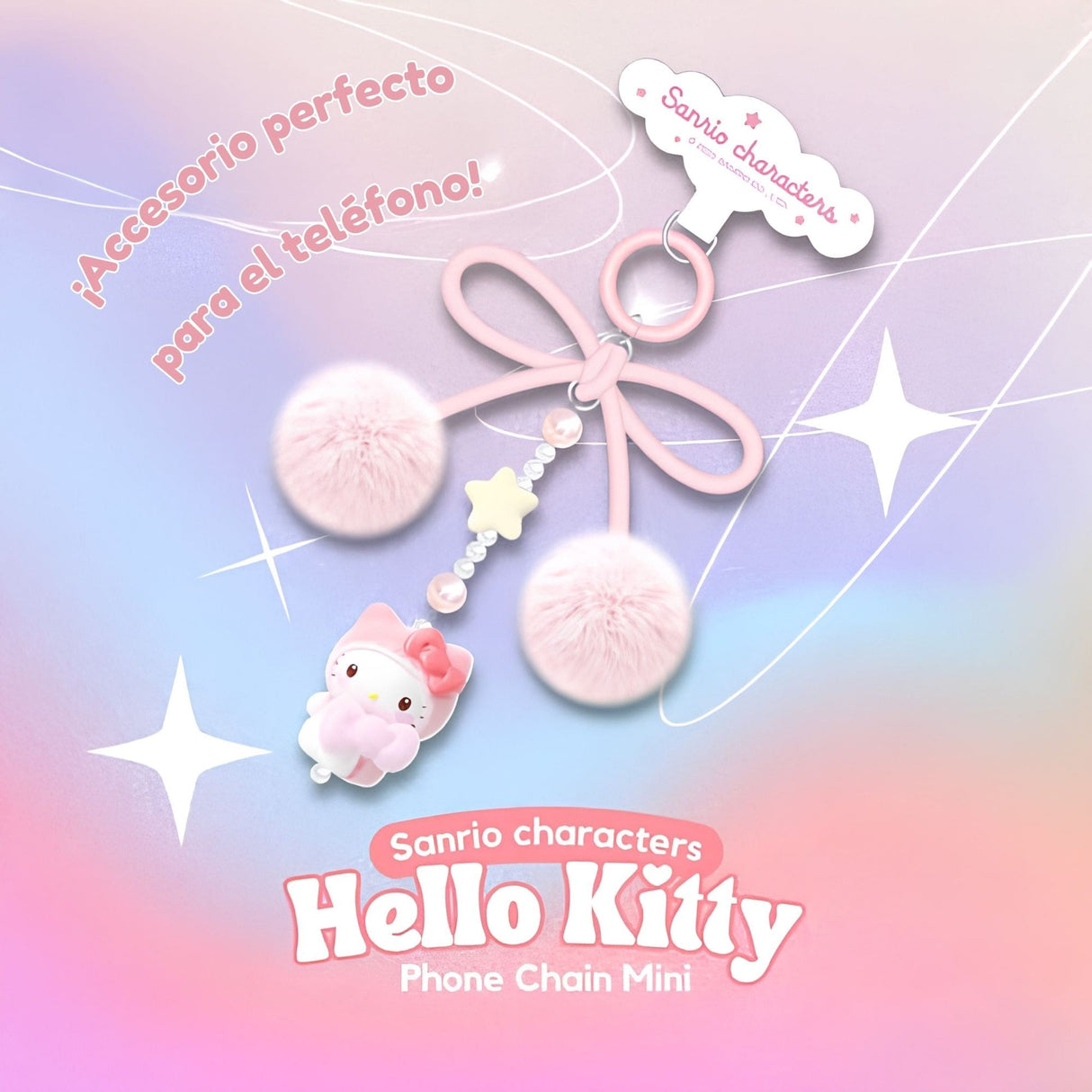 Sanrio - Blind Box Phone Chain Mini Sanrio Characters Fluffy Little Darling Series