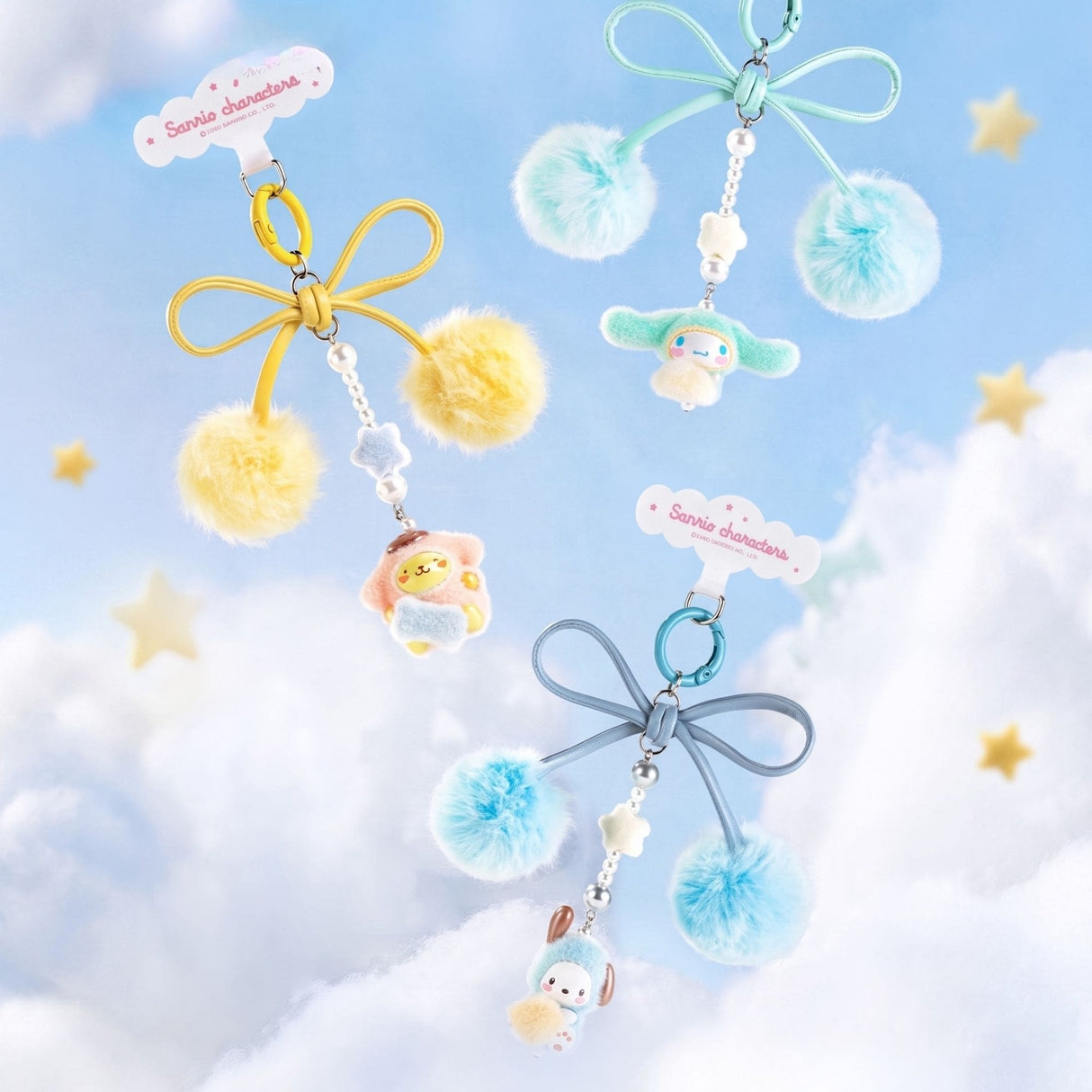 Sanrio - Blind Box Phone Chain Mini Sanrio Characters Fluffy Little Darling Series
