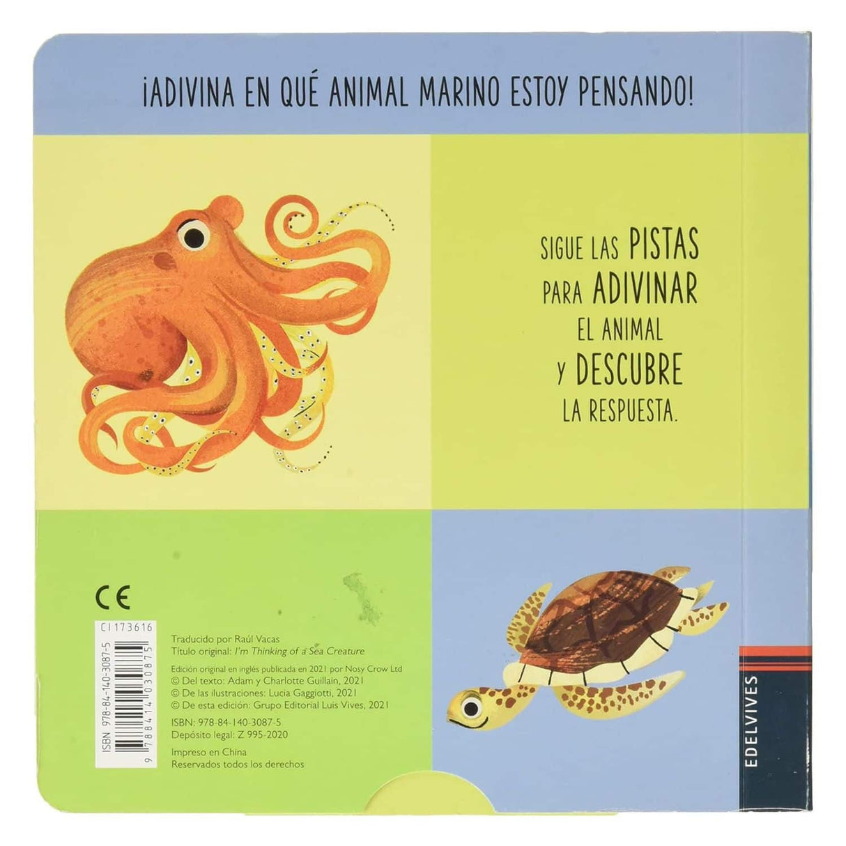 Adivina Conmigo - Animales Marinos - Adam Guillain