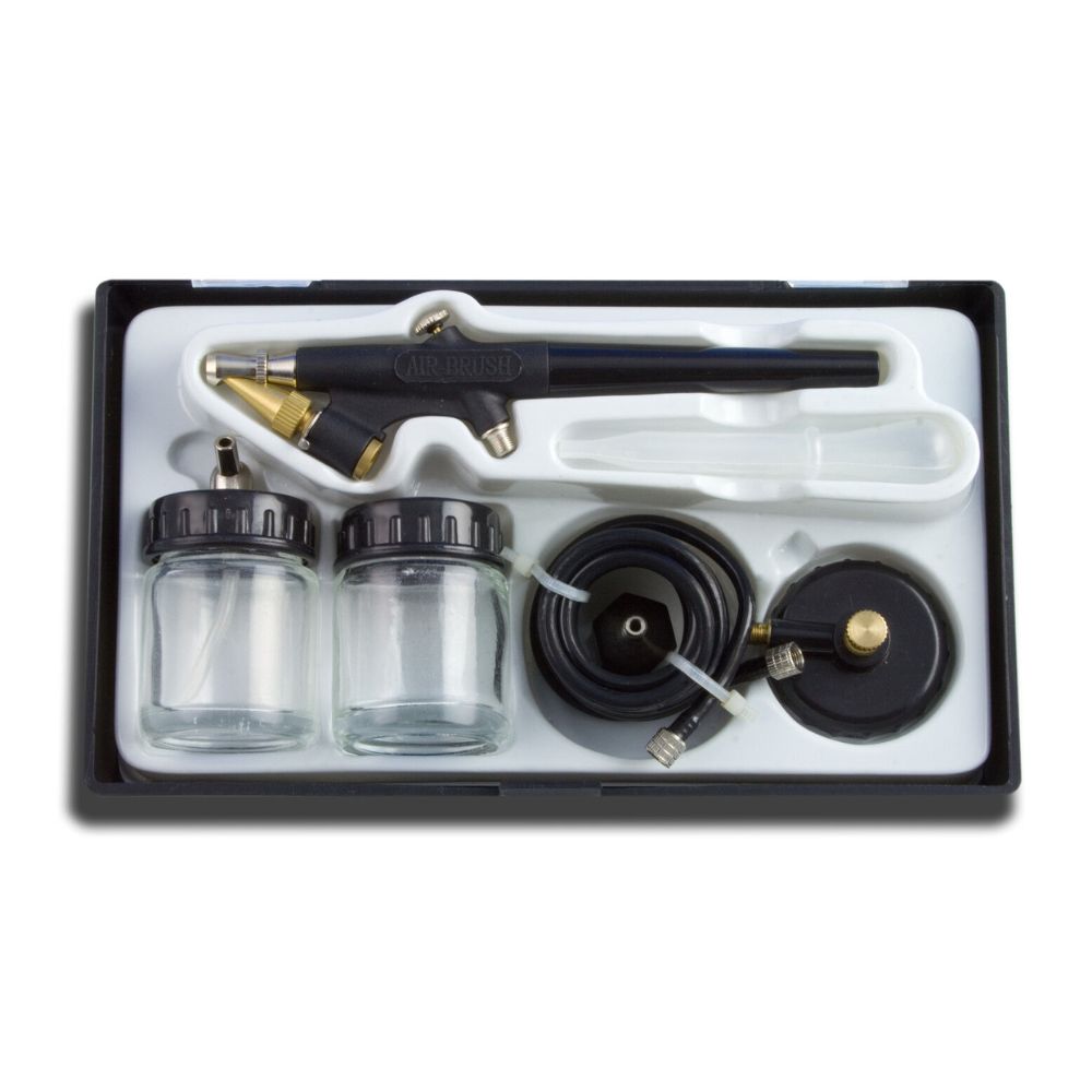 Aerógrafo Básico de Acción Simple con Accesorios