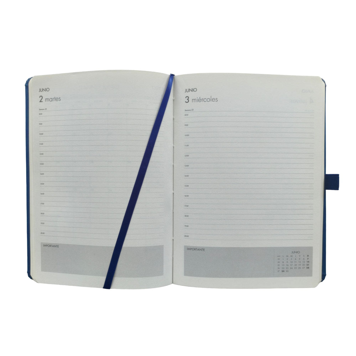 Artel - Agenda 2026 Diaria Azul