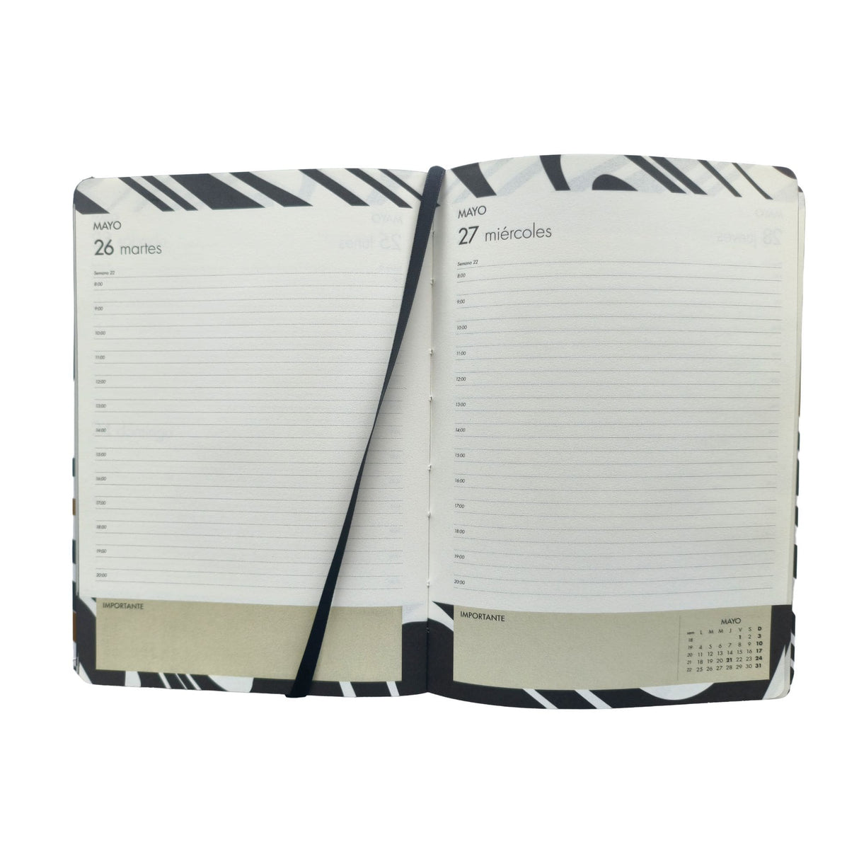 Artel - Agenda 2026 Diaria Black & Gold