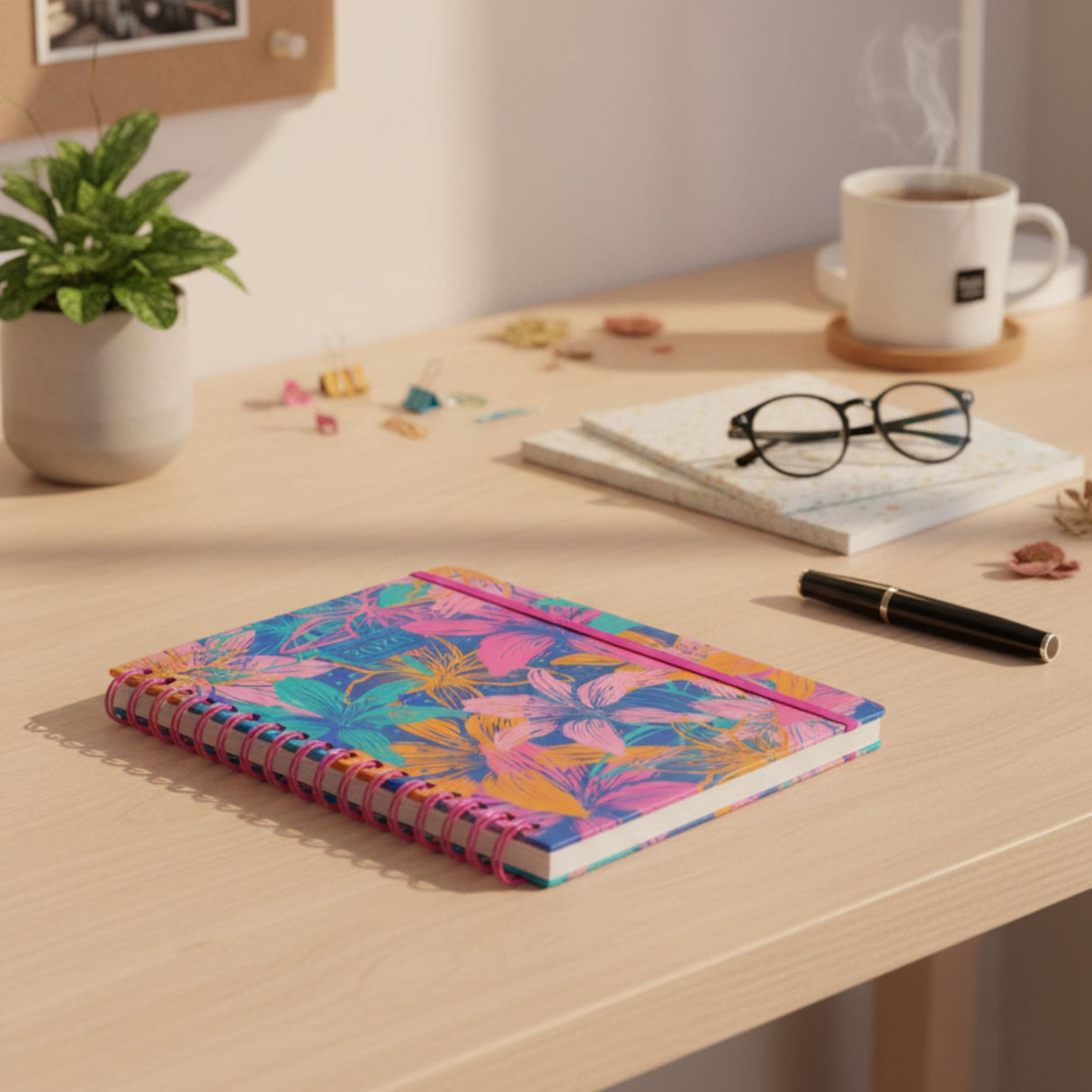 Artel - Agenda 2026 Diaria Espiral Color Bloom