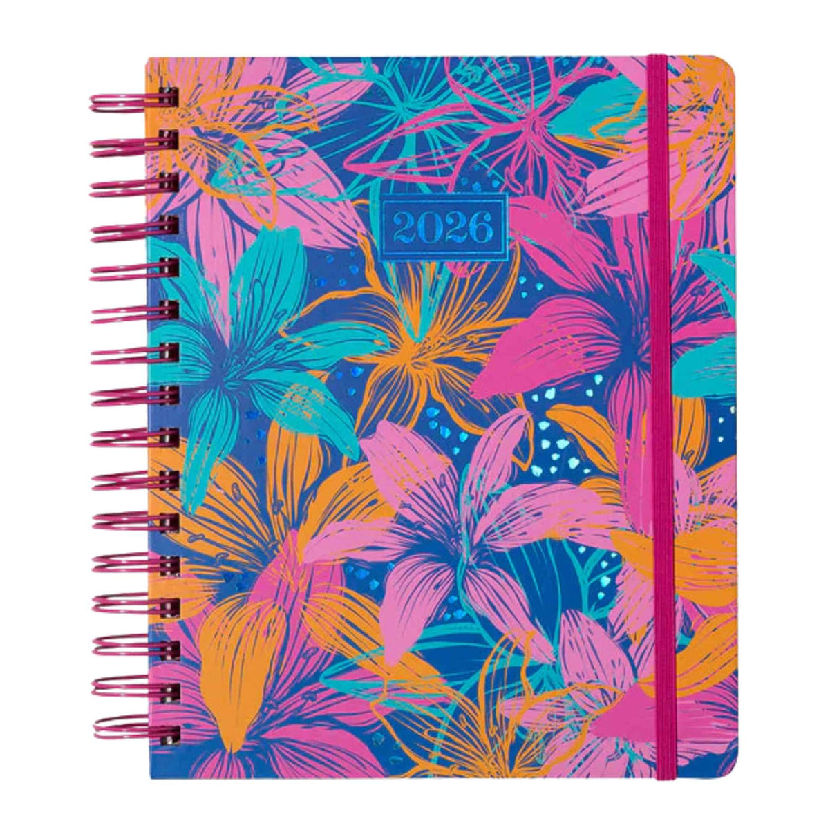 Artel - Agenda 2026 Diaria Espiral Color Bloom