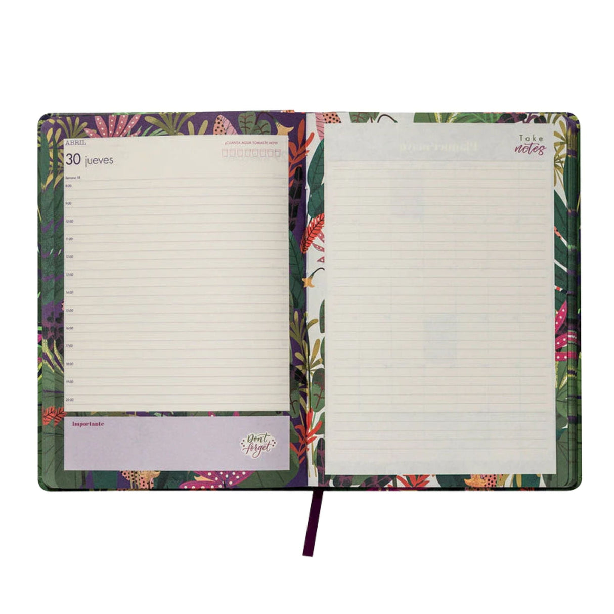 Artel - Agenda 2026 Diaria Jungla Tropical
