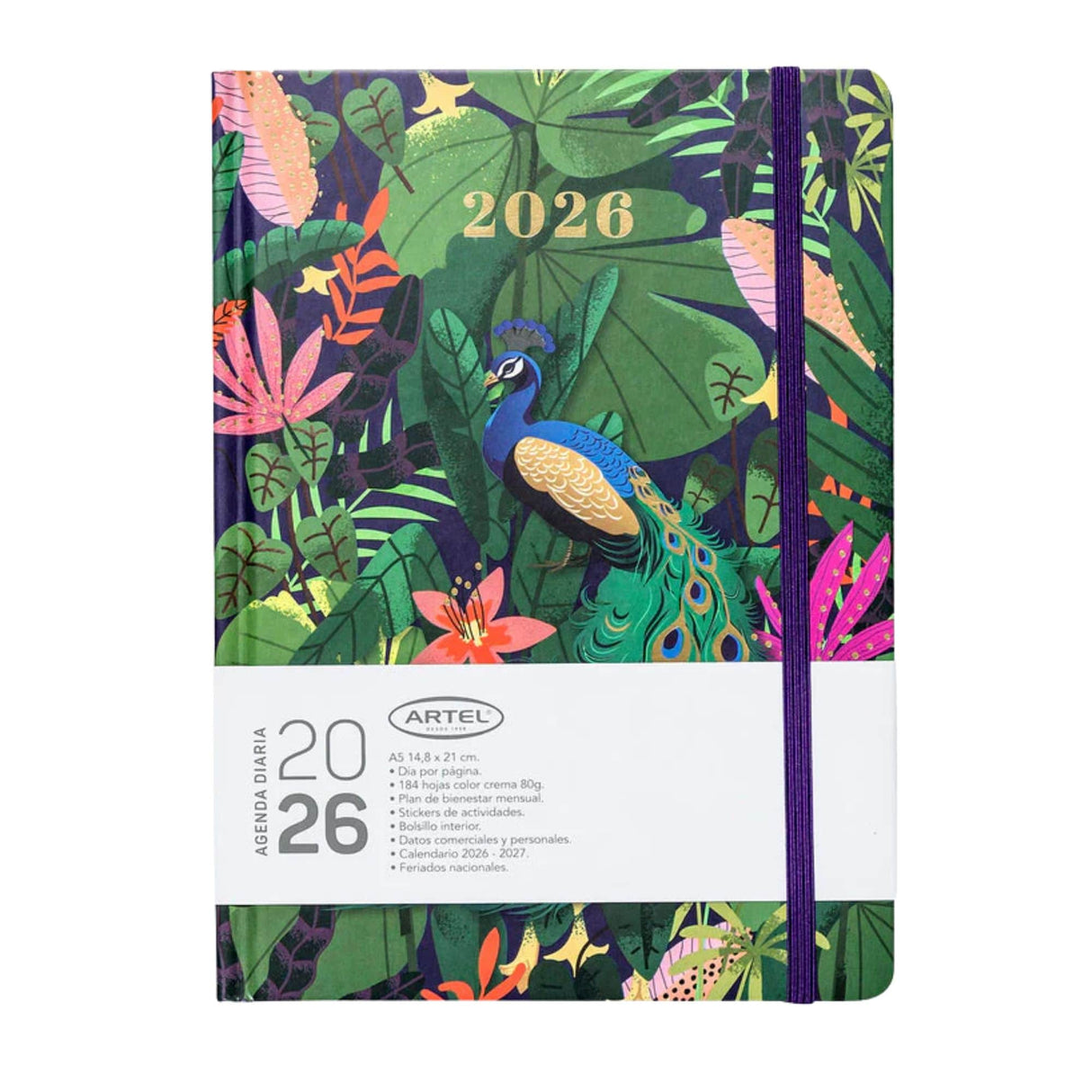 Artel - Agenda 2026 Diaria Jungla Tropical