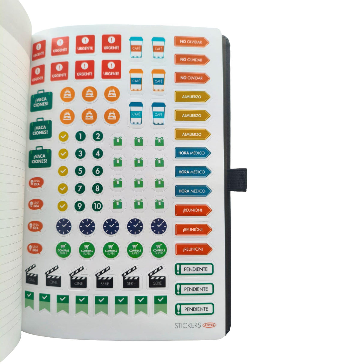 Artel - Agenda 2026 Diaria Negra