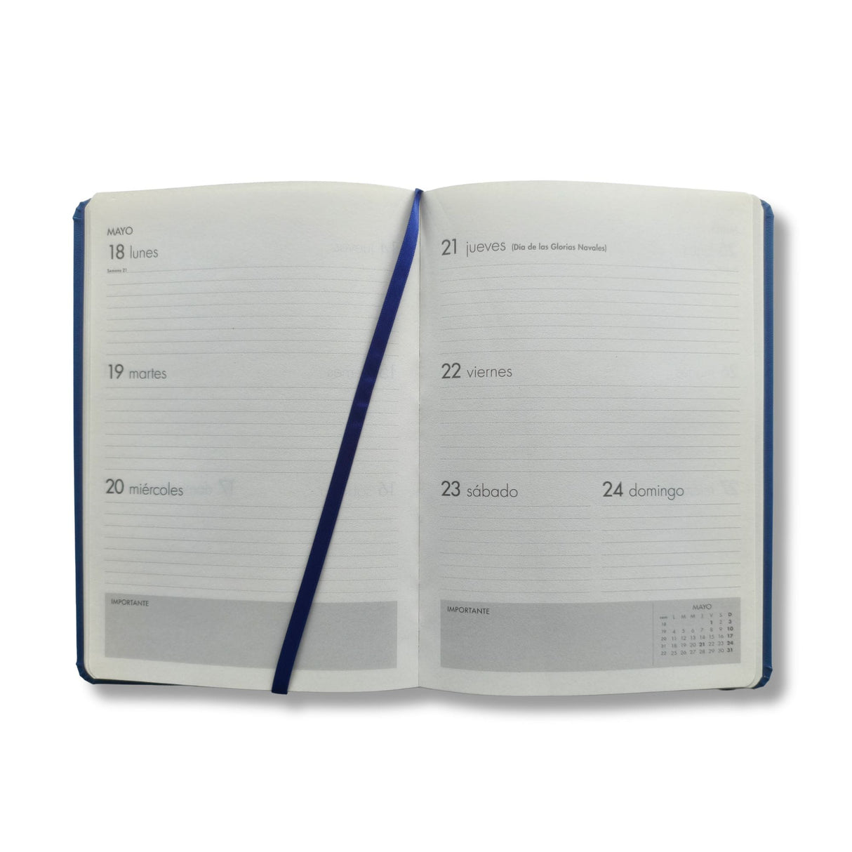 Artel - Agenda 2026 Semanal Azul