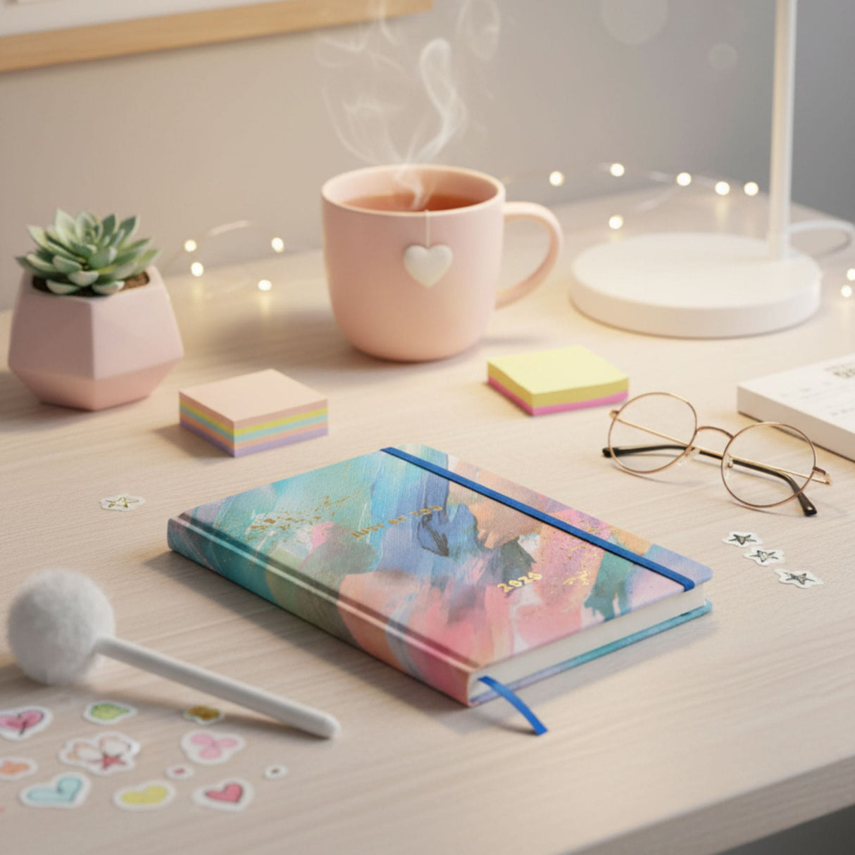 Artel - Agenda 2026 Semanal Blue & Rose