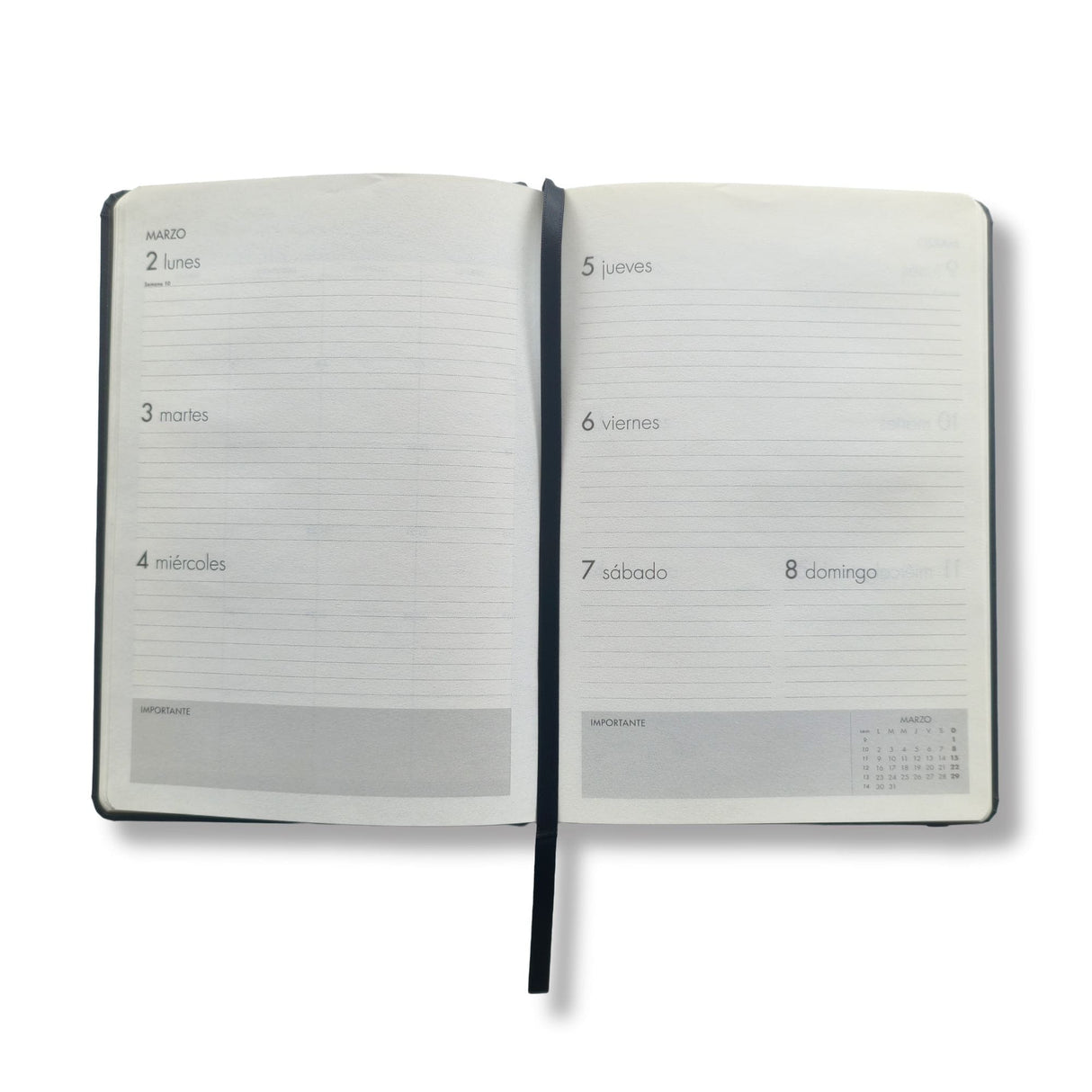 Artel - Agenda 2026 Semanal Negra