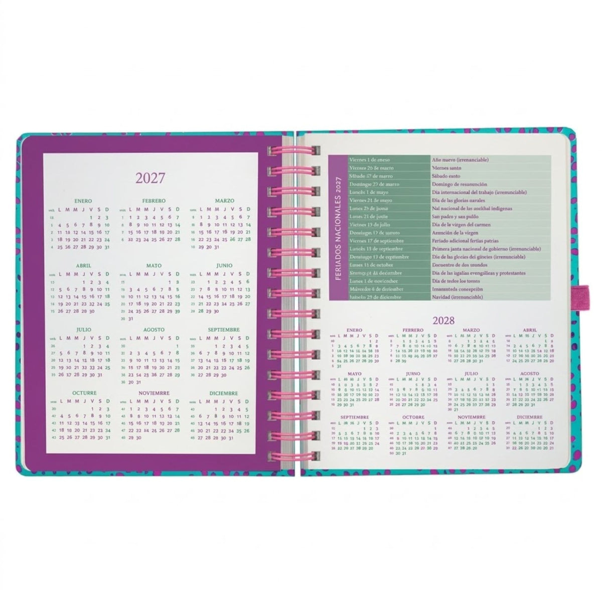Artel - Agenda 2027 Diaria Espiral Wild Dot