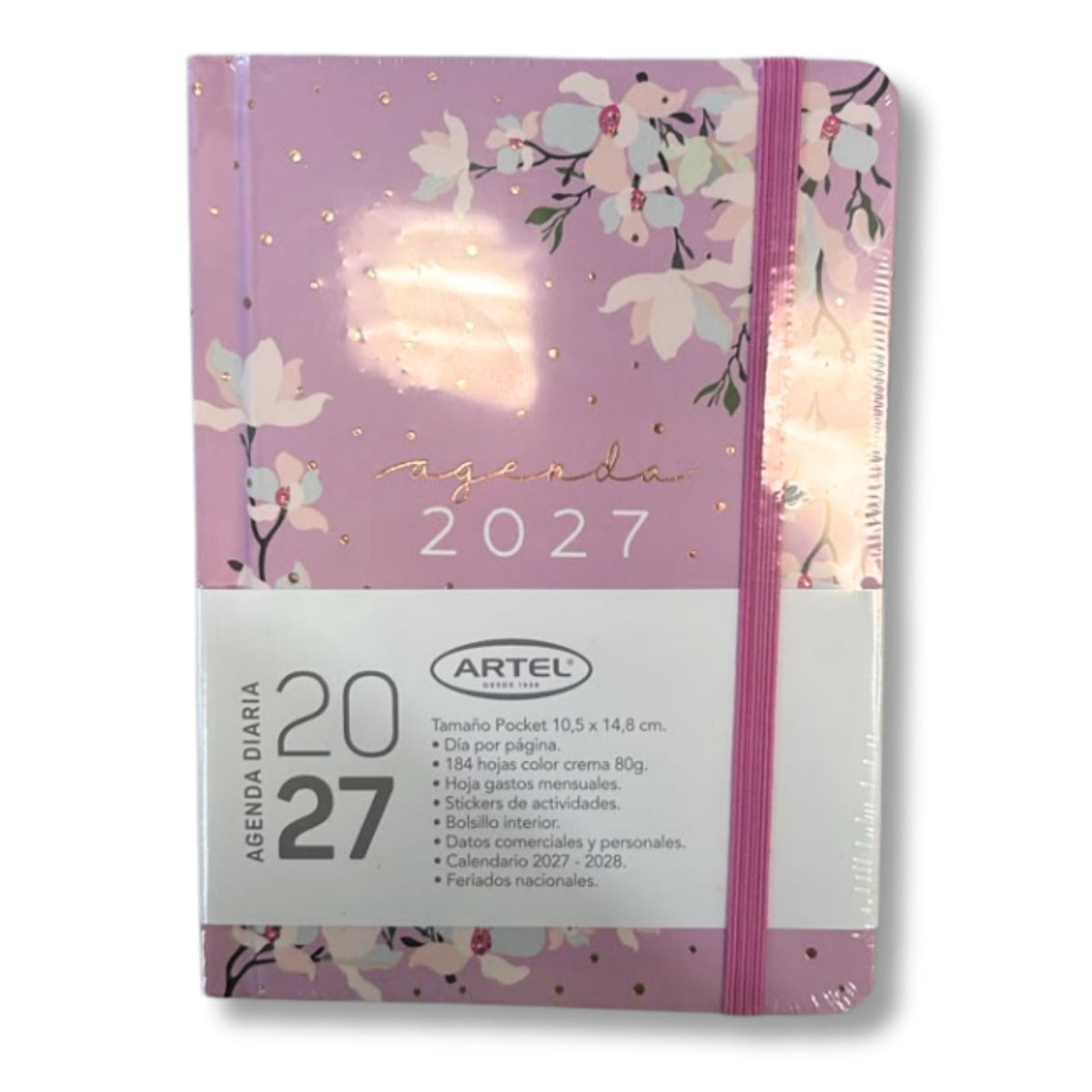 Artel - Agenda 2027 Diaria Pocket Magnolia