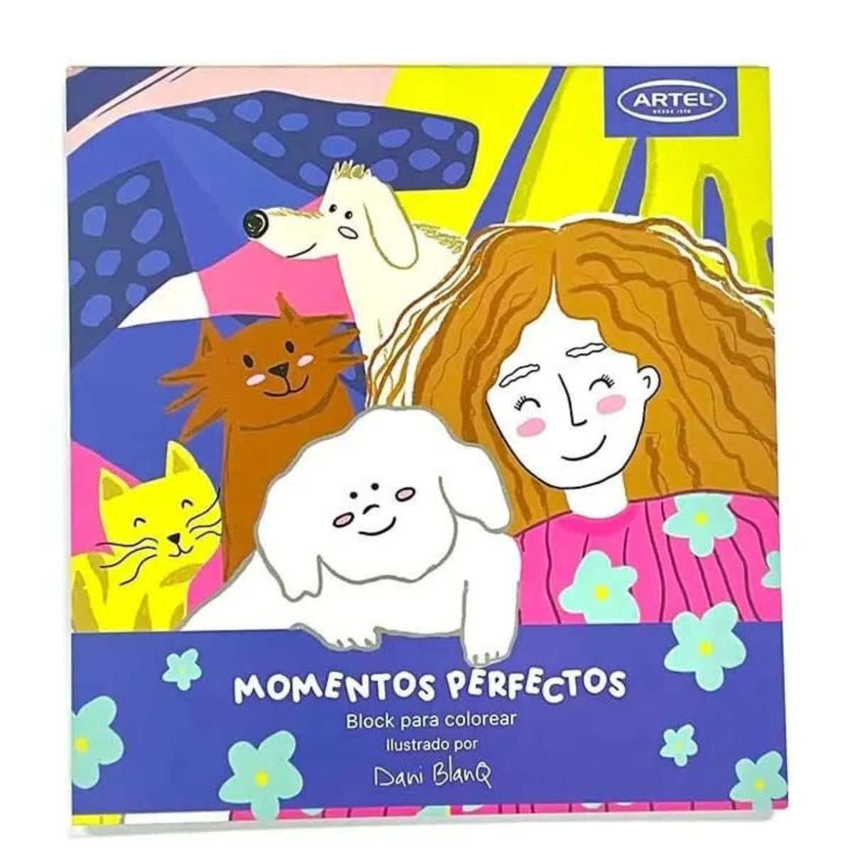 Artel - Block para Colorear Momentos Perfectos x Dani Blanq