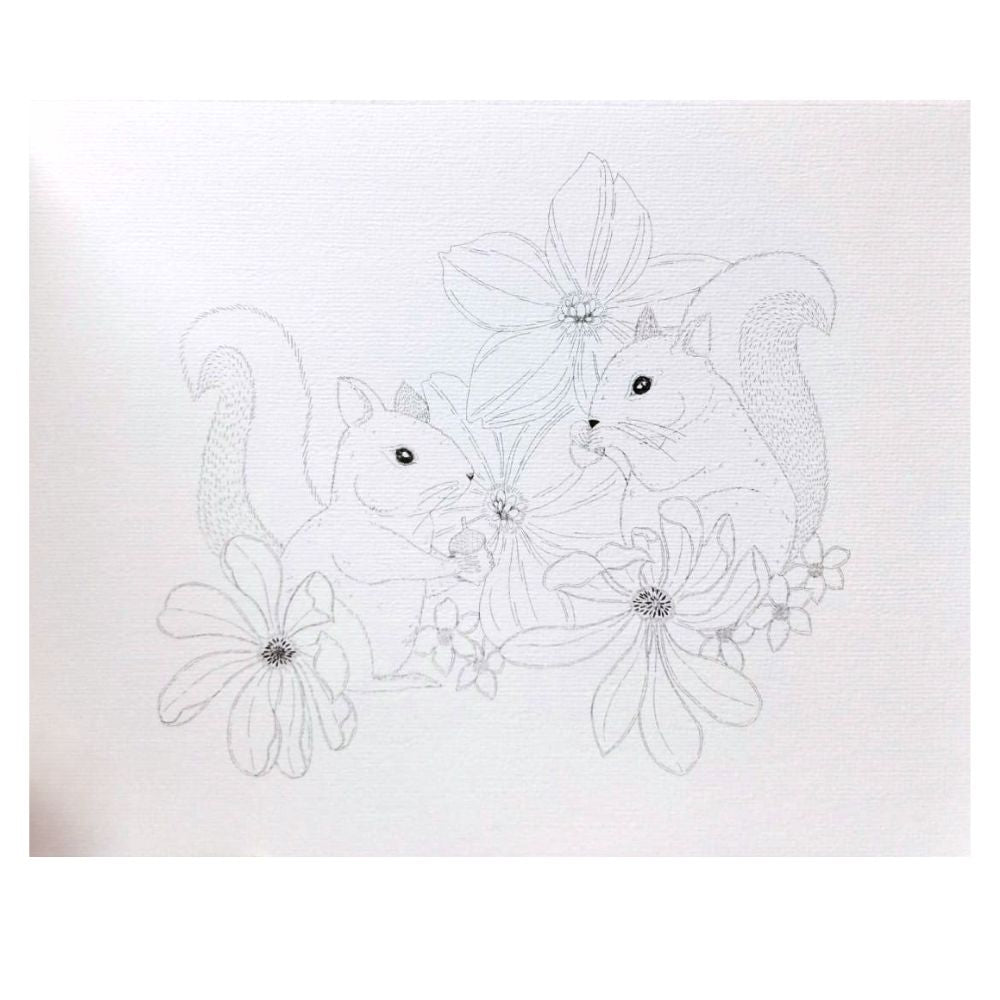 Artel - Block para Pintar Acuarelas con Diseños Predibujados