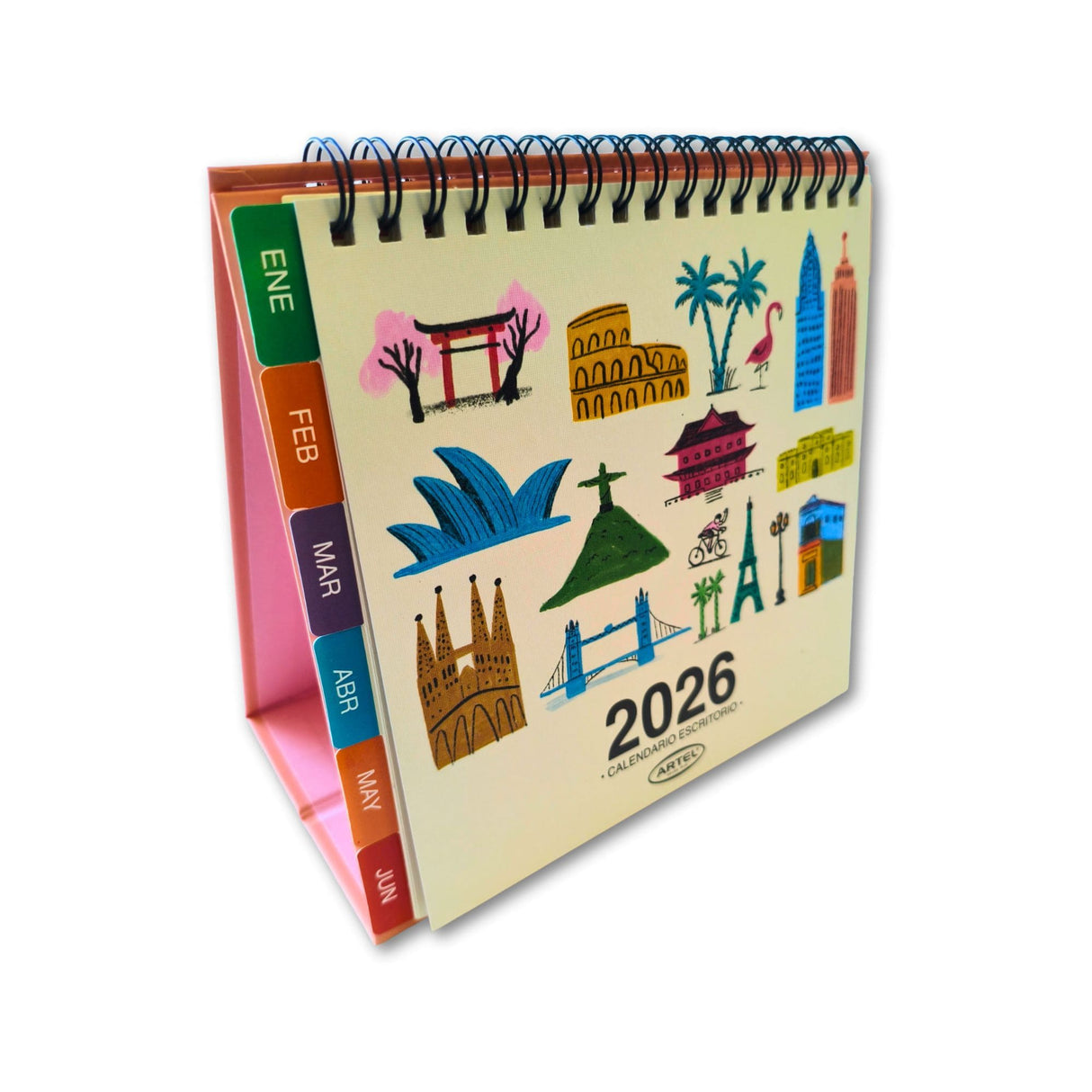 Artel - Calendario 2026 Escritorio Ciudades