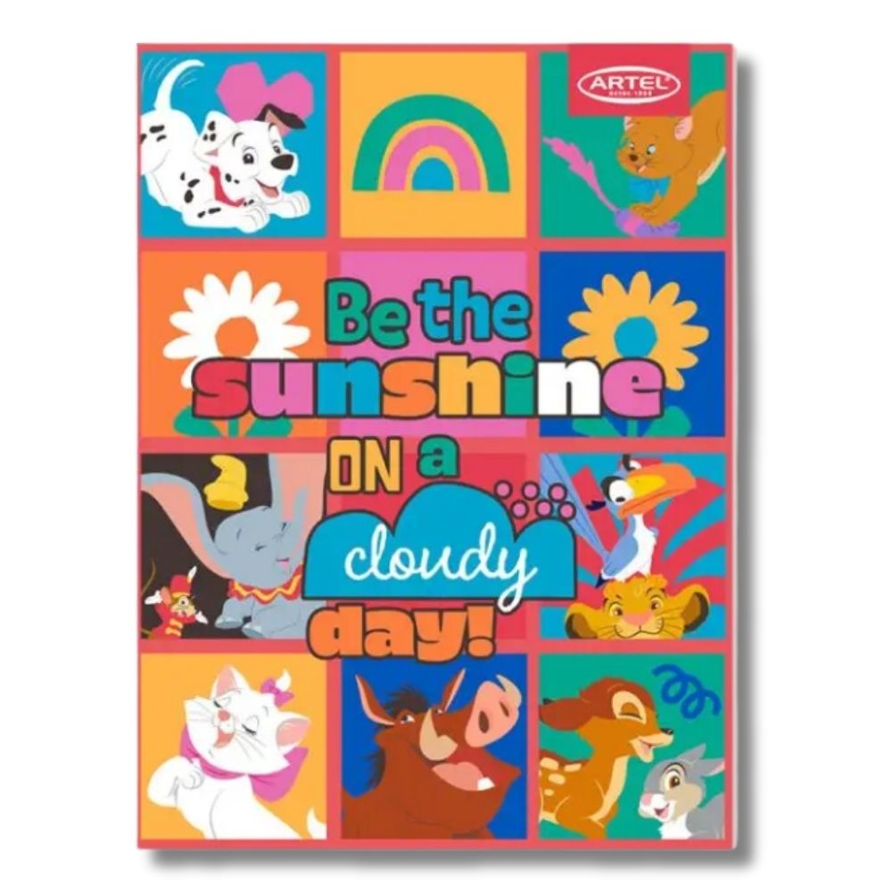 Artel - Cuaderno College Disney 100 hojas Clásicos