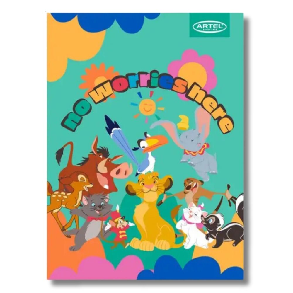Artel - Cuaderno College Disney 100 hojas Clásicos