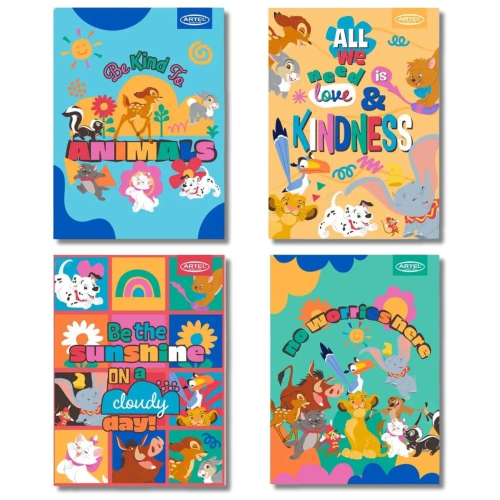 Artel - Cuaderno College Disney 100 hojas Clásicos