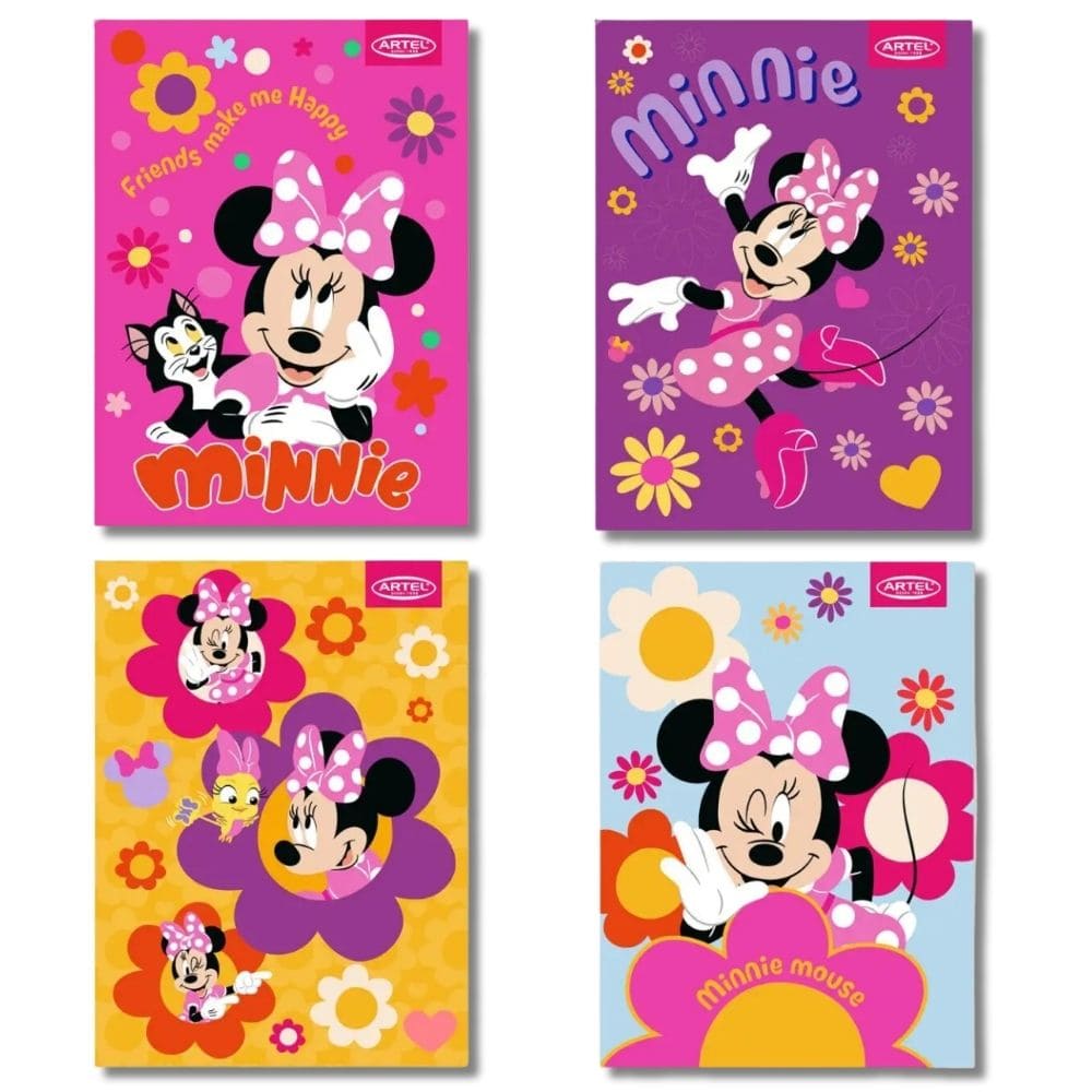 Artel - Cuaderno College Disney 100 hojas Minnie Jr