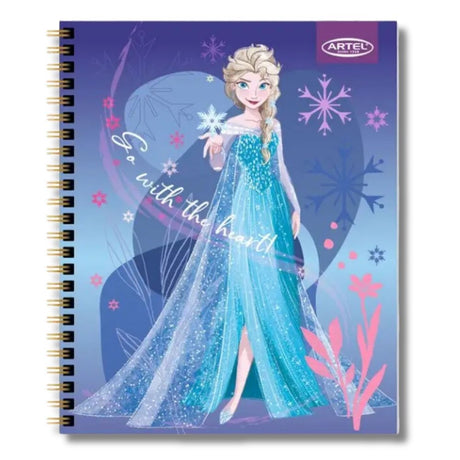Artel - Cuaderno Universitario Disney 100 hojas 7 mm Frozen