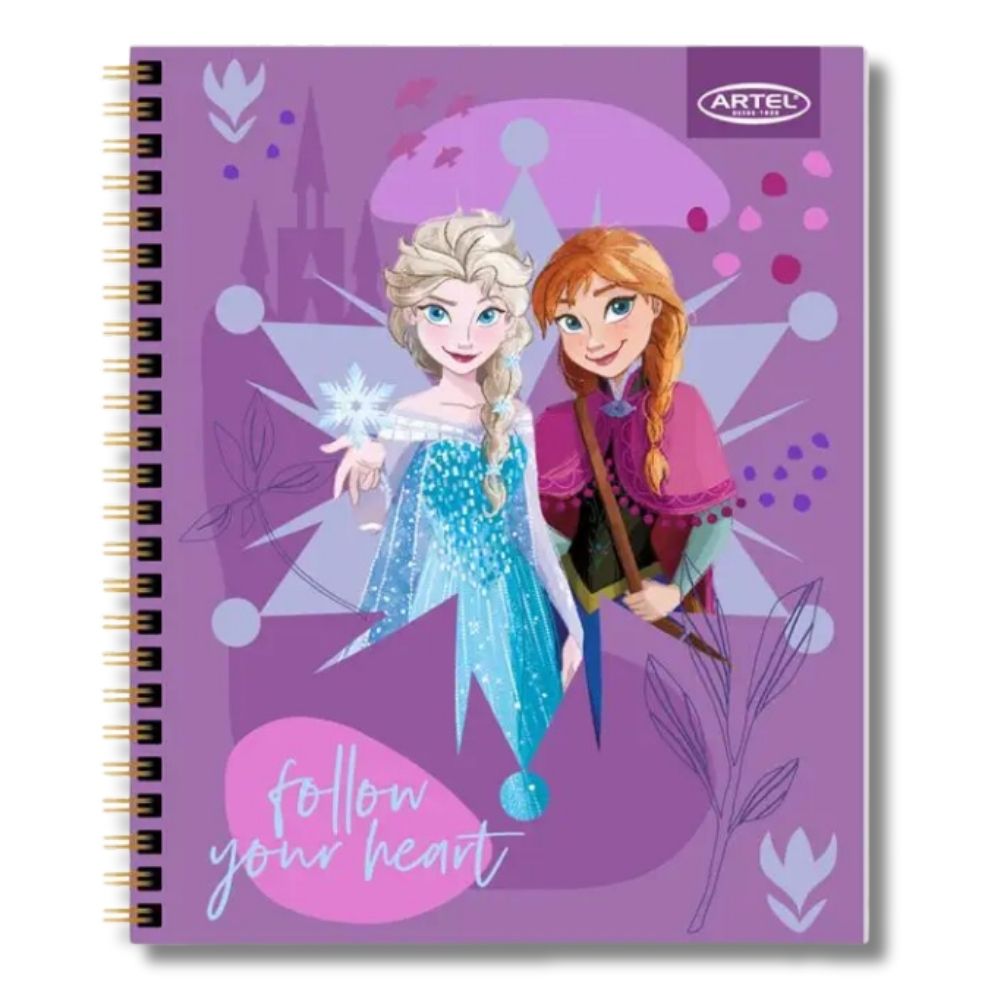 Artel - Cuaderno Universitario Disney 100 hojas 7 mm Frozen