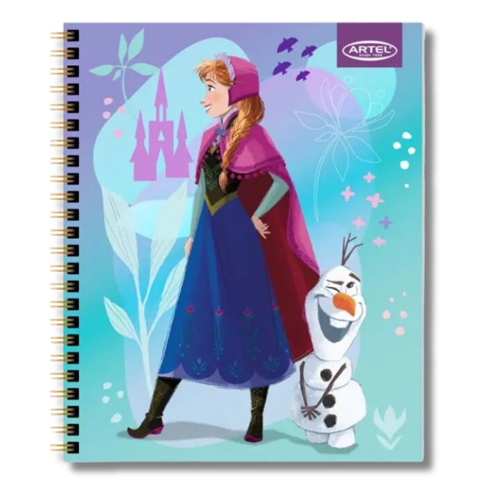 Artel - Cuaderno Universitario Disney 100 hojas 7 mm Frozen