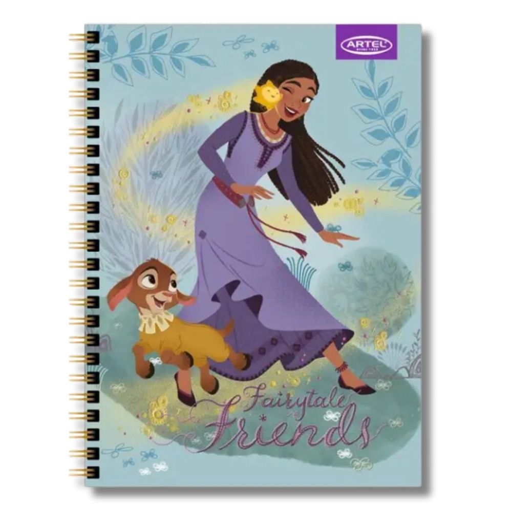 Artel - Cuaderno Universitario Disney 100 hojas 7 mm Wish