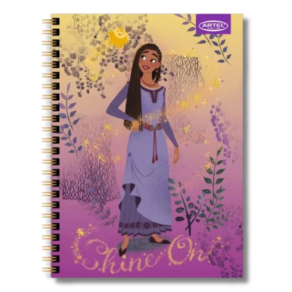 Artel - Cuaderno Universitario Disney 100 hojas 7 mm Wish