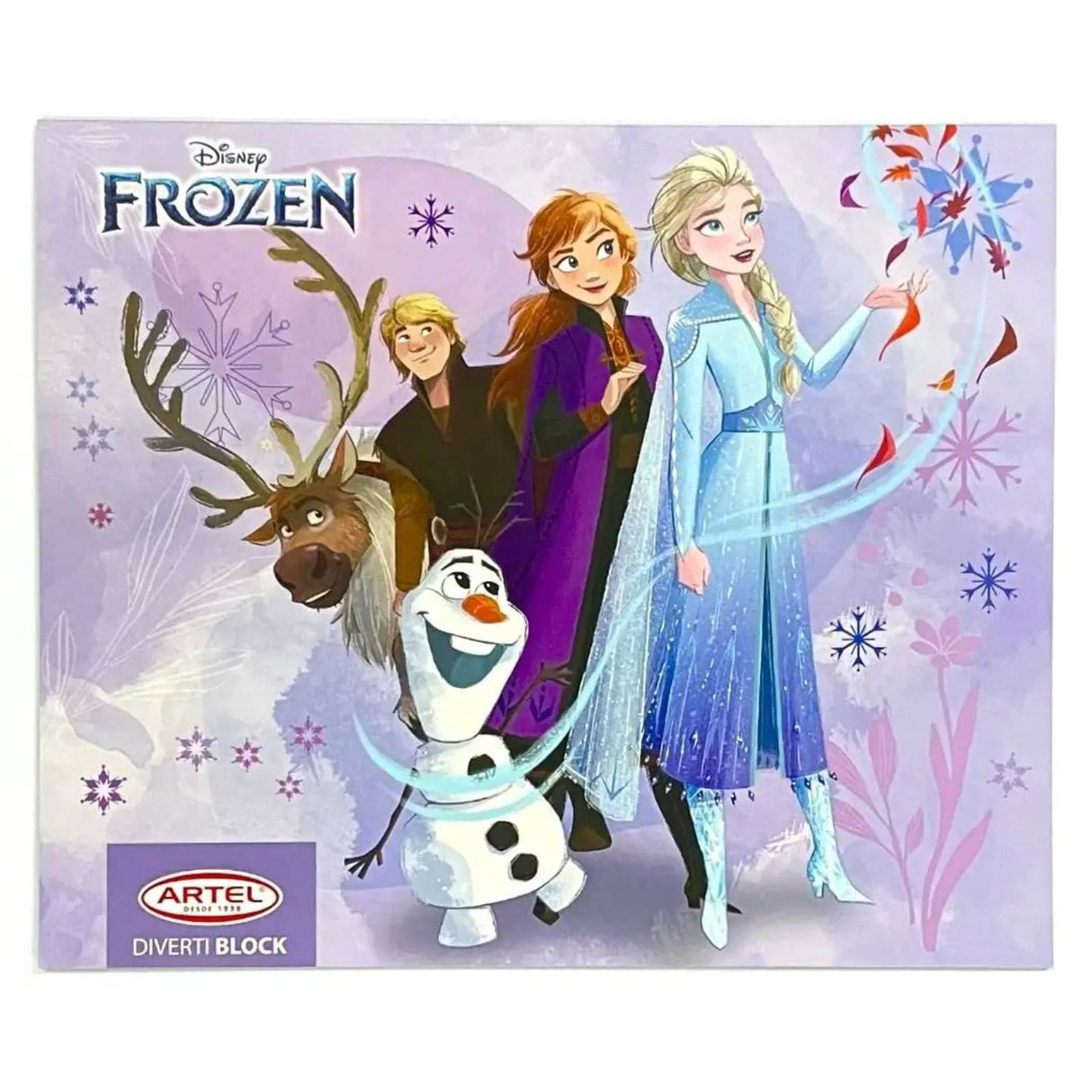 Artel Divertiblock - Block para Colorear Frozen Disney
