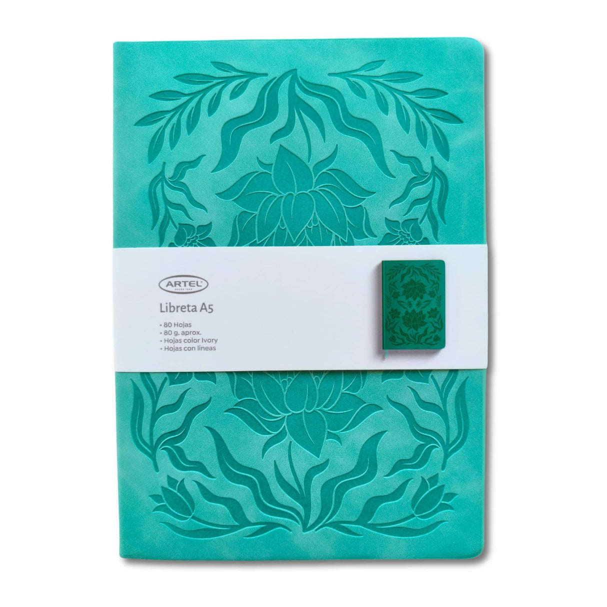 Artel - Libreta A5 Líneas Flexible Gardenia