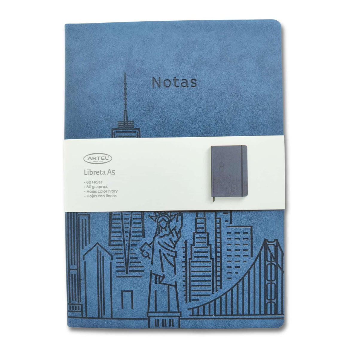 Artel - Libreta A5 Líneas Flexible New York