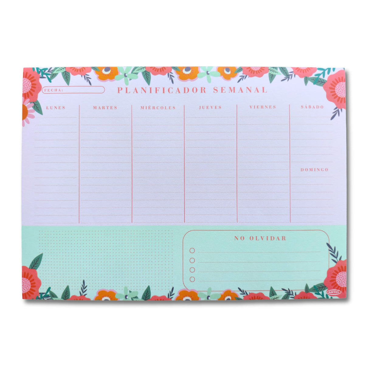 Artel - Planificador Semanal Flores