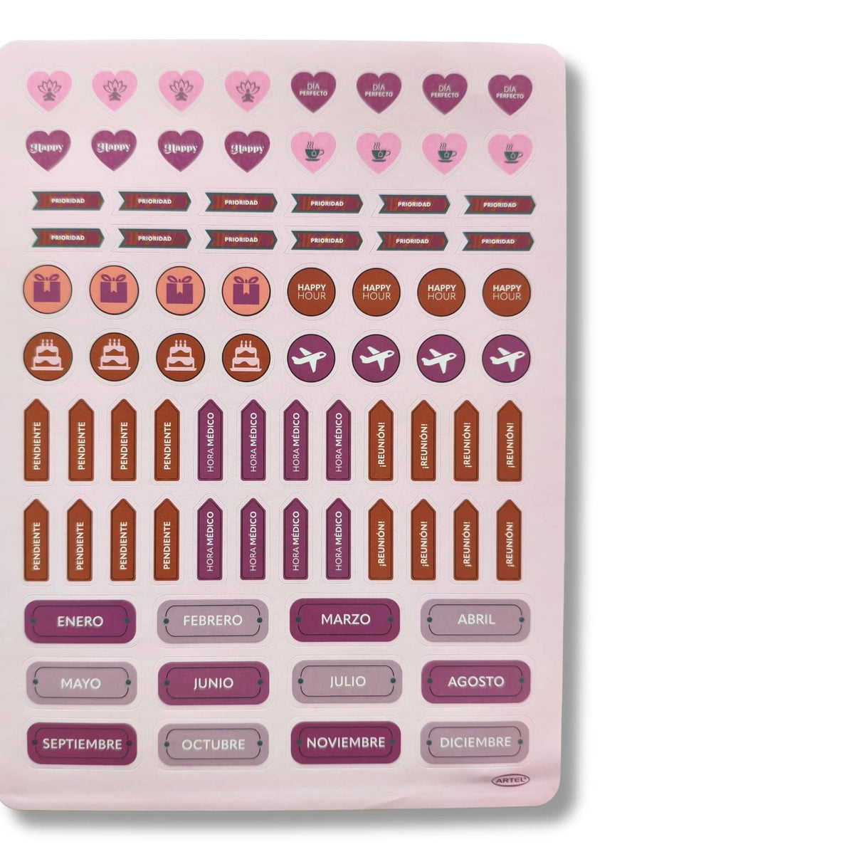 Artel - Planner 12 Meses Tiger