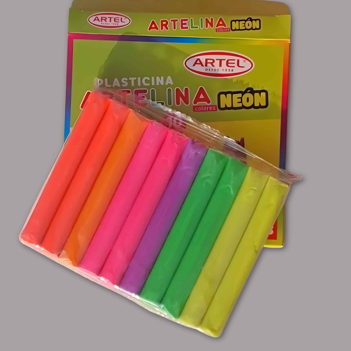 Artel - Set 10 Plasticinas Artelina Neón