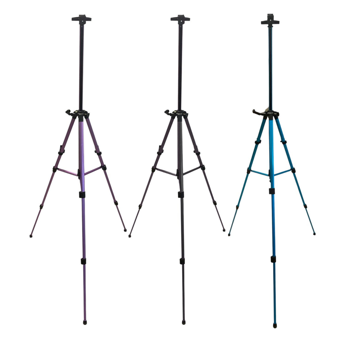 Atril Plegable de Aluminio Ajustable para Pie y Sobremesa