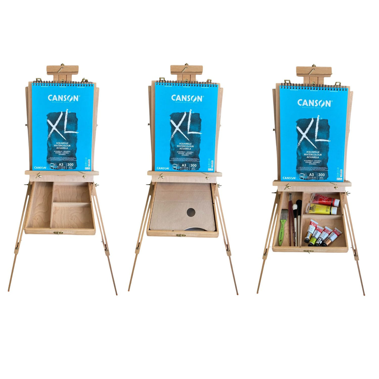 Atril Plegable Estilo Francés Color Madera Natural