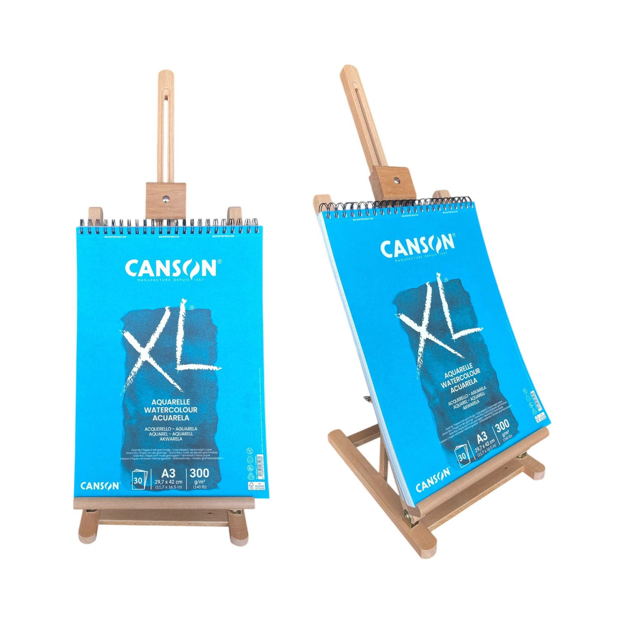 Atril Sobremesa de Madera de Haya con Altura de Soporte Ajustable