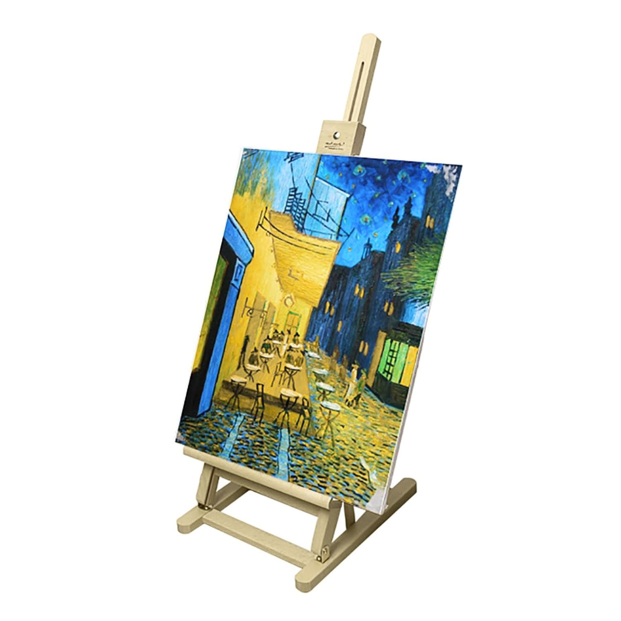 Atril Sobremesa de Madera de Pino con Altura de Soporte Ajustable