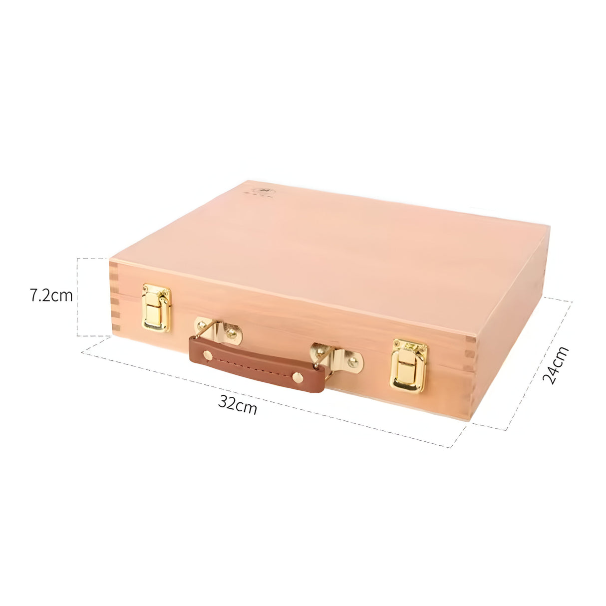 Caja Organizadora de Madera Tipo Maletín 32 x 24 cm