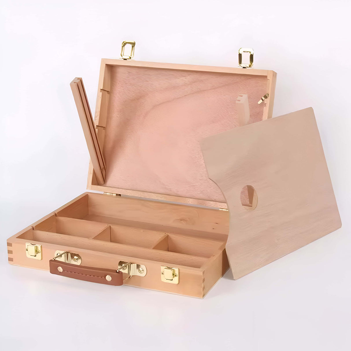 Caja Organizadora de Madera Tipo Maletín 32 x 24 cm