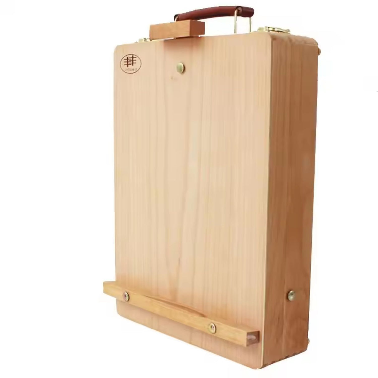 Caja Organizadora de Madera Tipo Maletín con Caballete 32 x 24 cm
